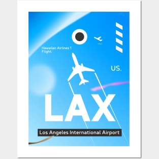 LAX Los Angeles airport Posters and Art